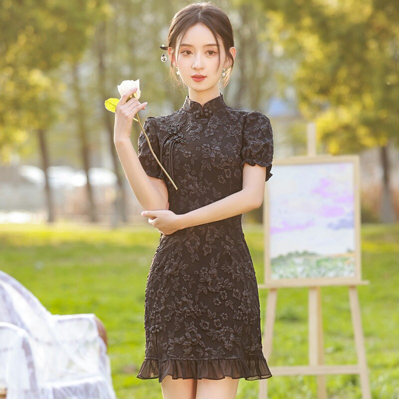 Fishtail hotsell dress short