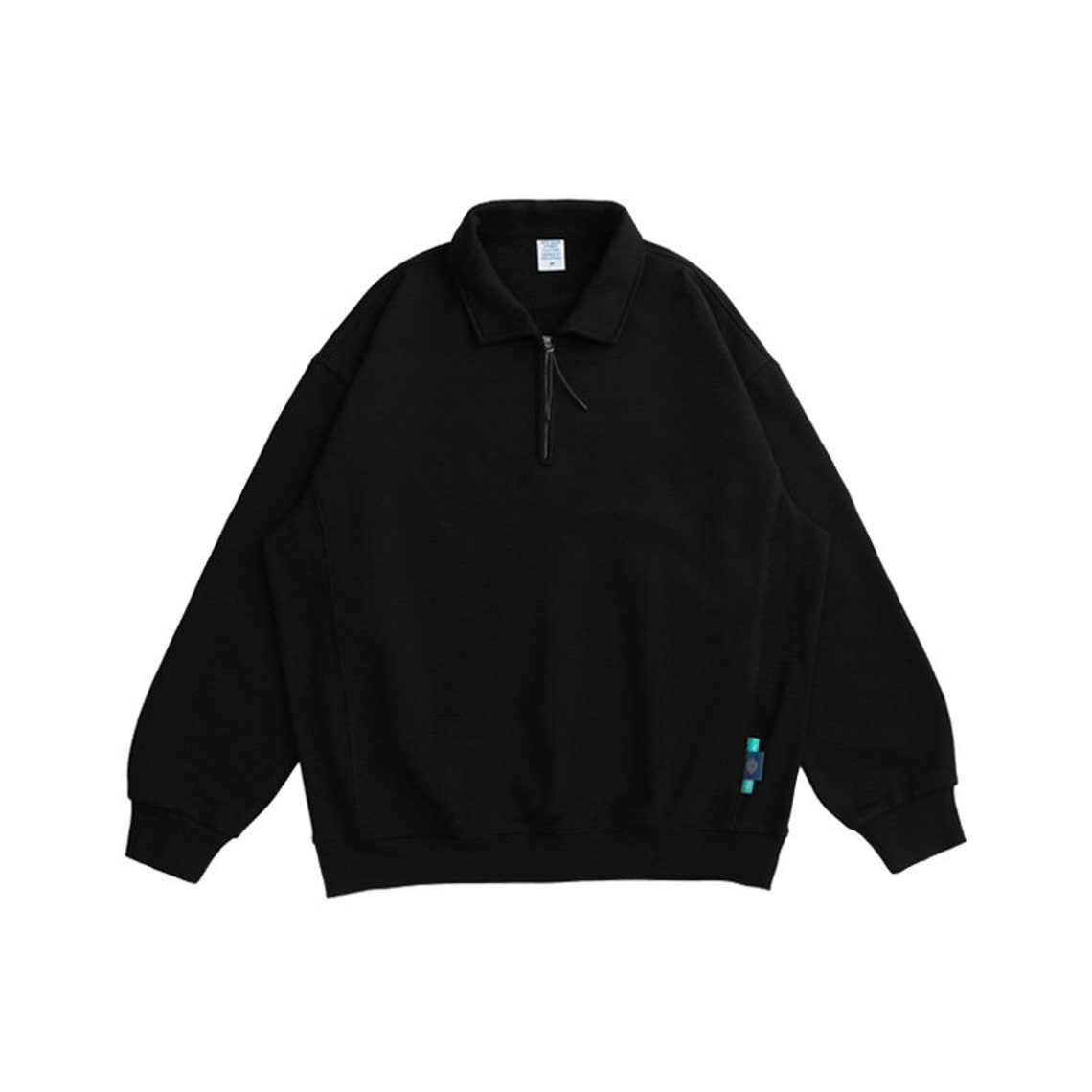 Basic Collared Hoodies Quarter Zip Sweatshirts Unisex Etsy