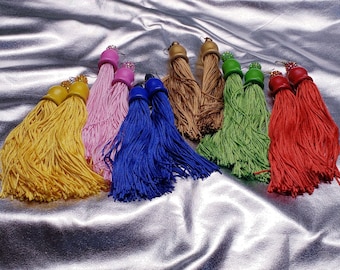 Tassel Statement Colorful Earrings.