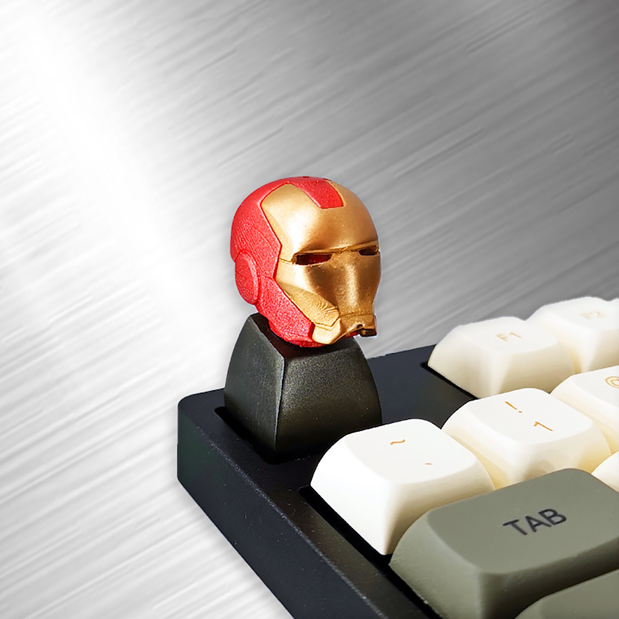 Iron Man Keycaps Marvel Harz mechanische Keycap Anime Etsy