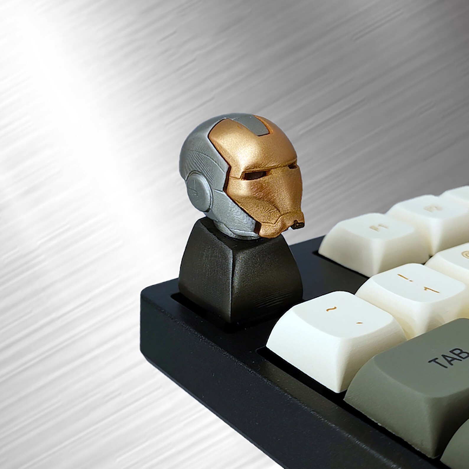 Iron Man Keycaps Marvel Harz mechanische Keycap Anime Etsy