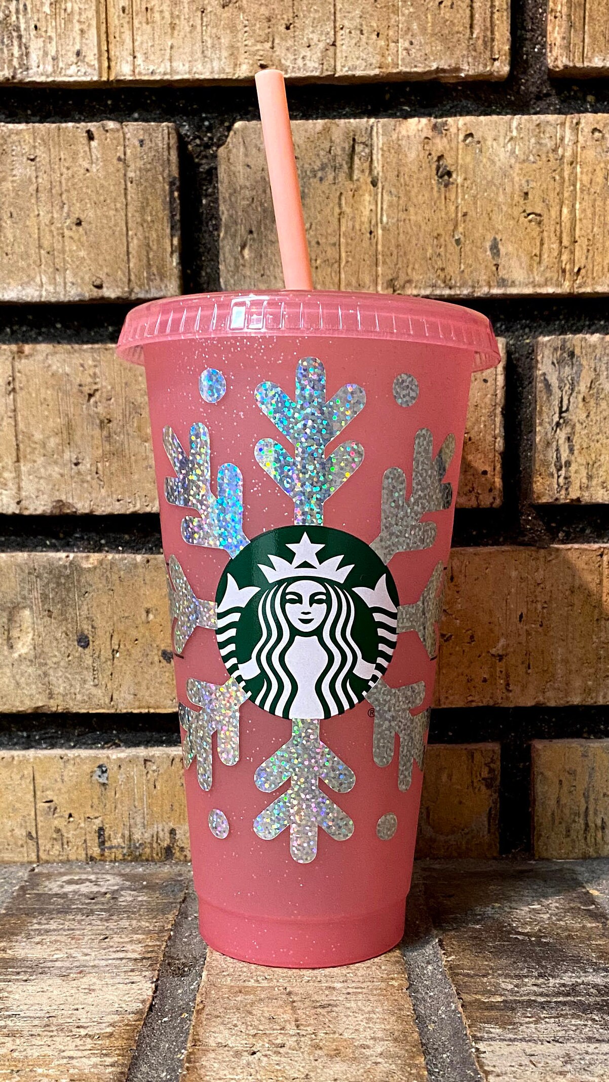 Reusable Starbucks Christmas Cold Cup/Winter Starbucks Etsy