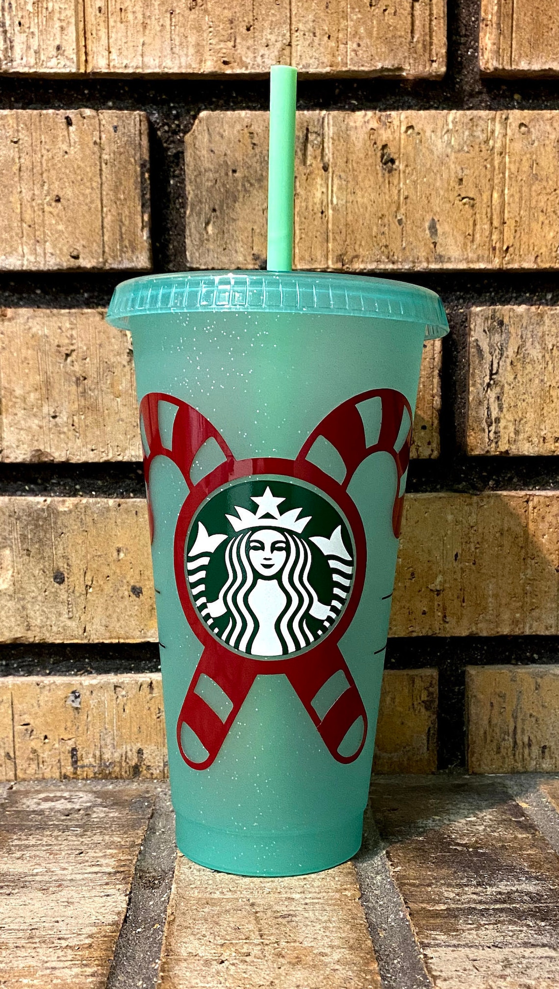 Reusable Starbucks Christmas Cold Cup/Winter Starbucks Etsy