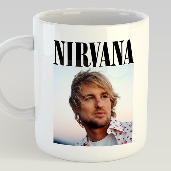 Owen Wilson Nirvana Meme Gift Funny Novelty Mug 11oz Gift Box