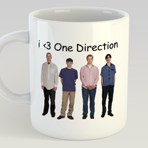 Weezer One Direction Meme Blue Album Gift Funny Novelty Mug 11oz Gift Box