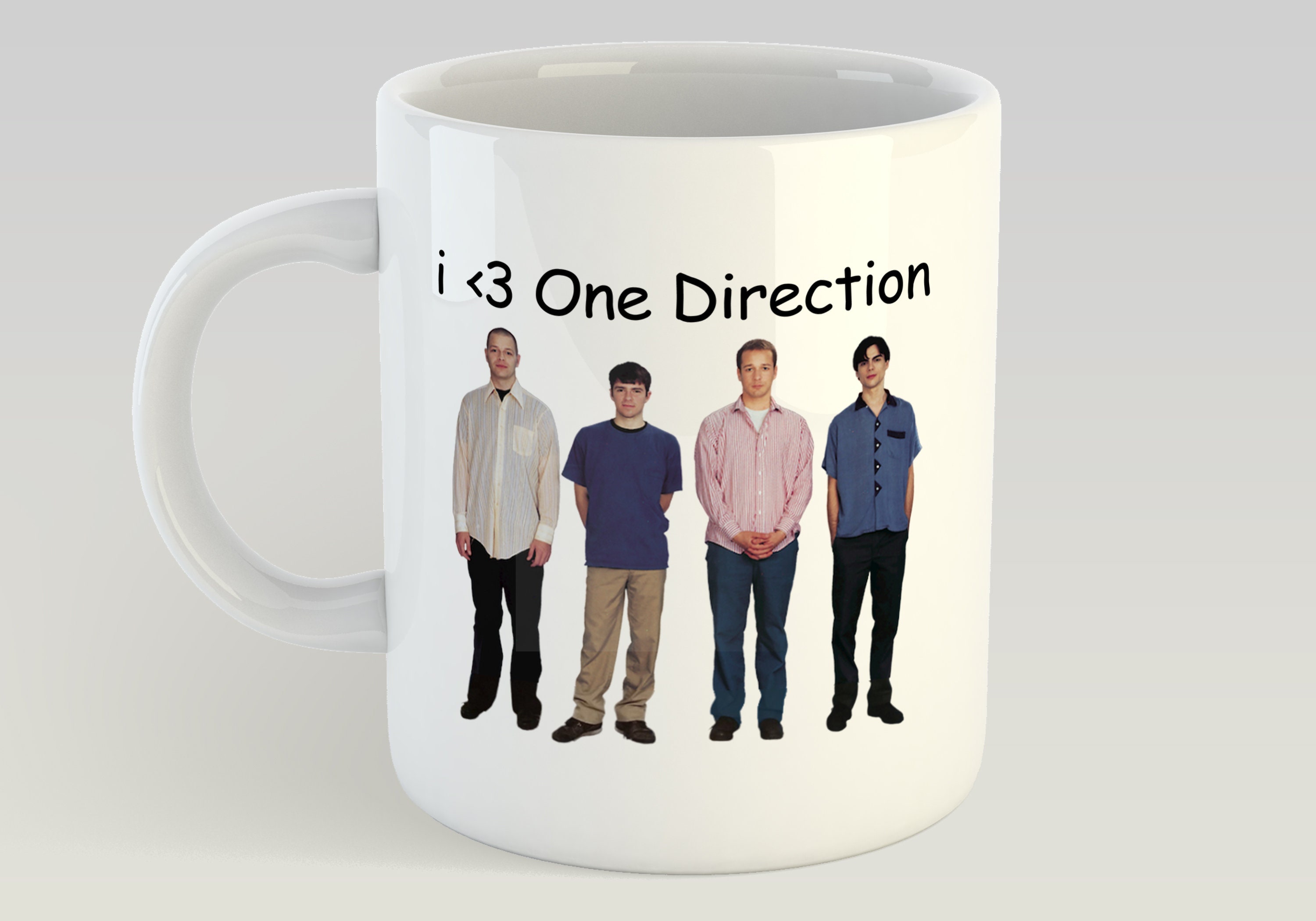 Weezer One Direction Meme Blue Album Gift Funny Novelty Mug 11oz Gift Box