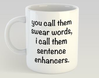 Funny Mug Swear Words For Him Her Novelty Mug 11oz Gift Box
