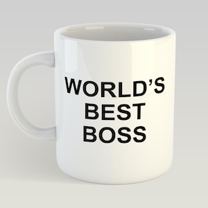 World&#39;s Best Boss The Office Michael Scott Novelty Mug 11oz Gift Box