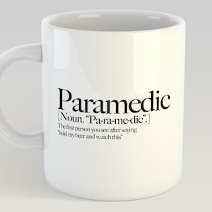 Paramedic Definition Funny Gift Novelty Mug 11oz Gift Box