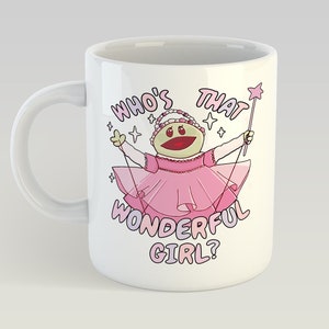 Nanalan Mona Who&#39;s That Wonderful Girl Valentines Girlfriend Partner Spouse Meme Gift Funny Novelty Mug 11oz Gift Box