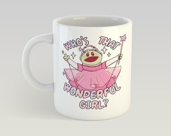 Nanalan Mona Who's That Wonderful Girl Valentines Girlfriend Partner Spouse Meme Gift Funny Novelty Mug 11oz Gift Box