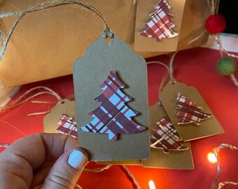 Christmas Tree Gift name tags