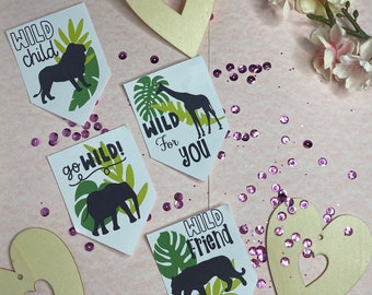 Jungle Valentines Cards