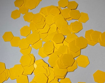 Honeycomb Bee Hive Hexagon Confetti