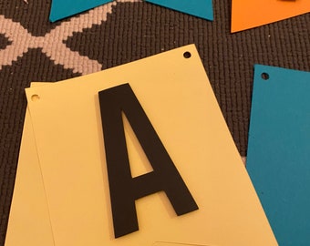 Simple Flag Happy Birthday Banner
