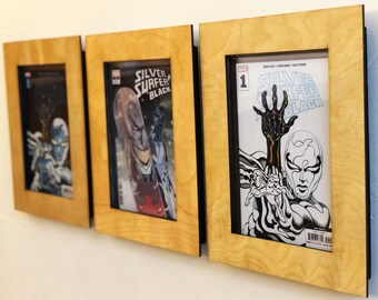 Graded Comic Book Display Frame. CGC/CBCS/EGS/etc. Beautiful fire cut solid wood. Display the art not the grade!