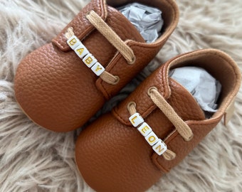 Baby Krabbelschuhe unisex babygeschenk geburtsgeschenk personalisierbare Schuhe babygift babyschuhe