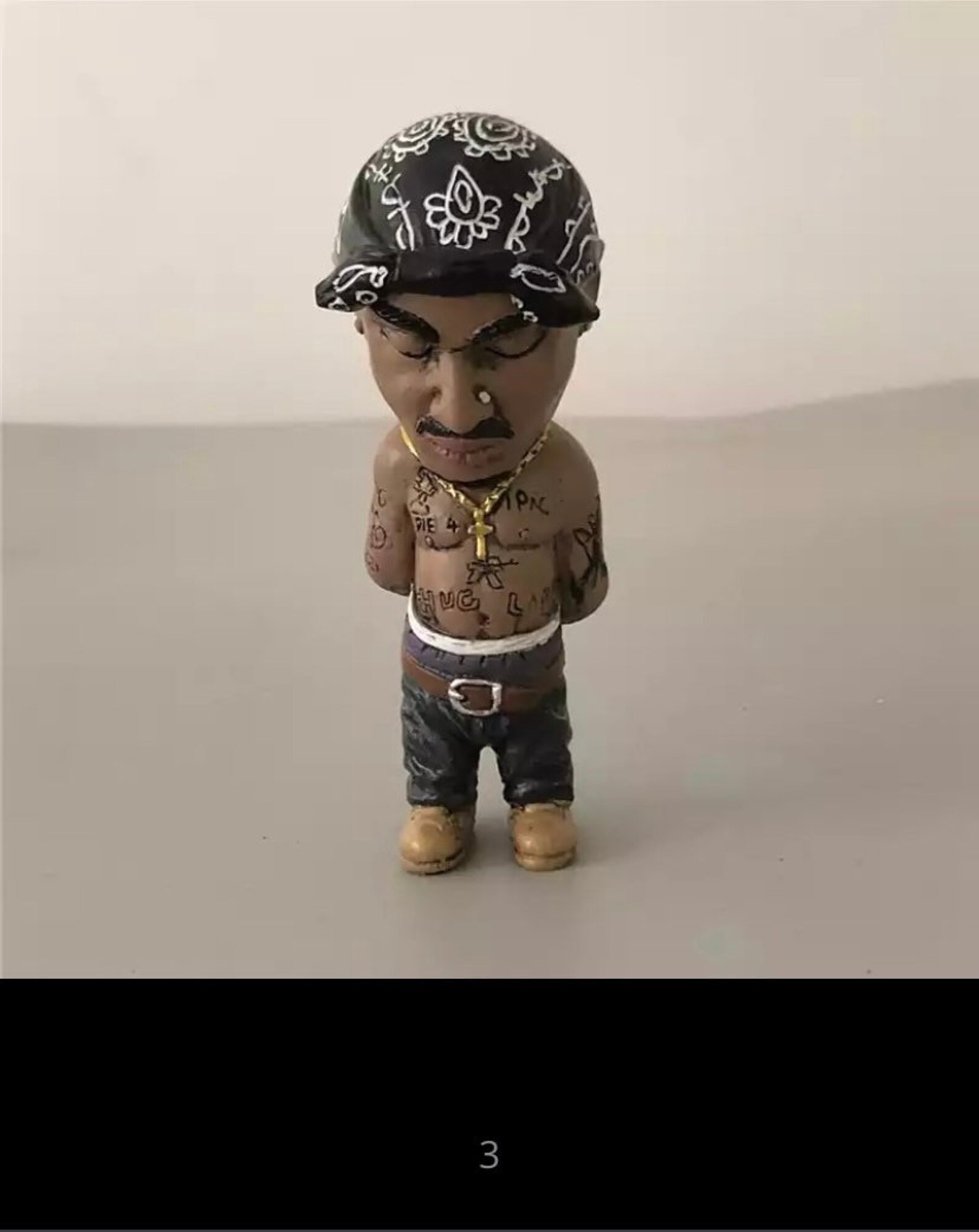 Hiphop Rapper Resin Statue Car Ornaments Hip Hop Tupac Etsy UK