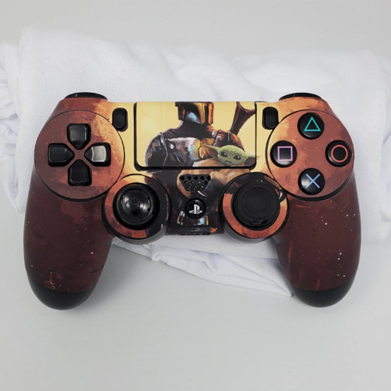 Mandalorian PS4 Controller Skins Etsy