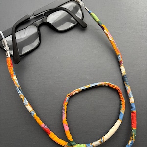 A Handmade Liberty Fabric Glasses Chain, Sunglasses Cord, Spectacles Holder Prospect Road Prints
