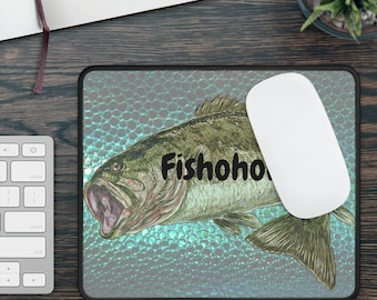 Fishoholic Gaming Mouse Pad - The Perfect Boyfriend's, Father's Day or Anniversary Gift for the Fish-Loving Gamer