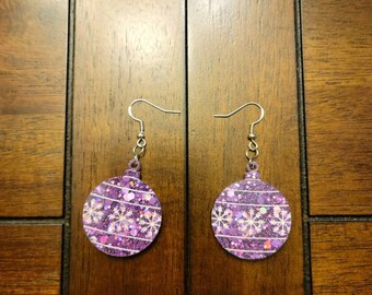Cute Ornament Earrings, Christmas Earrings, Christmas Jewelry, Xmas Gifts, Stocking Stuffers, Holiday Earrings