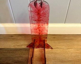 Blood Splatter Game Controller & Headphone Display, Creepy Gamer Decor, Controller Display