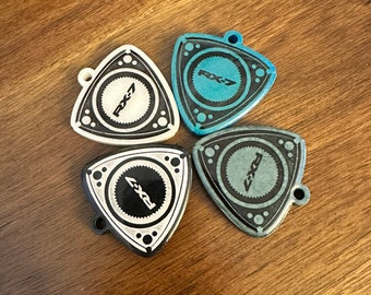 Rotary Keychain, RX8 Keychain, RX7 Keychain, Gift For Car Guy, Gift For Car Girl, Mazda Keychains