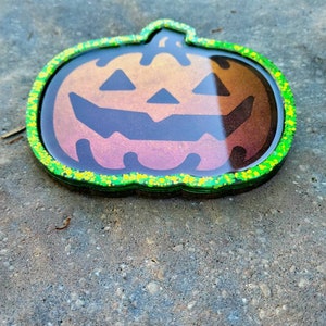 Rainbow Effect Pumpkin Resin Tray | Halloween Resin Tray | Decor Tray | Holiday Decor | Halloween Decor | Halloween Stuff | Halloween Tray