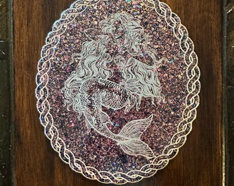 Mermaid Wall Decor, Mermaid Home Decor, Mermaid Resin, Mermaid Stuff, Mermaid Gift