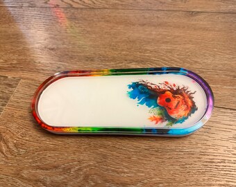 Colorful Guitar Candle Tray