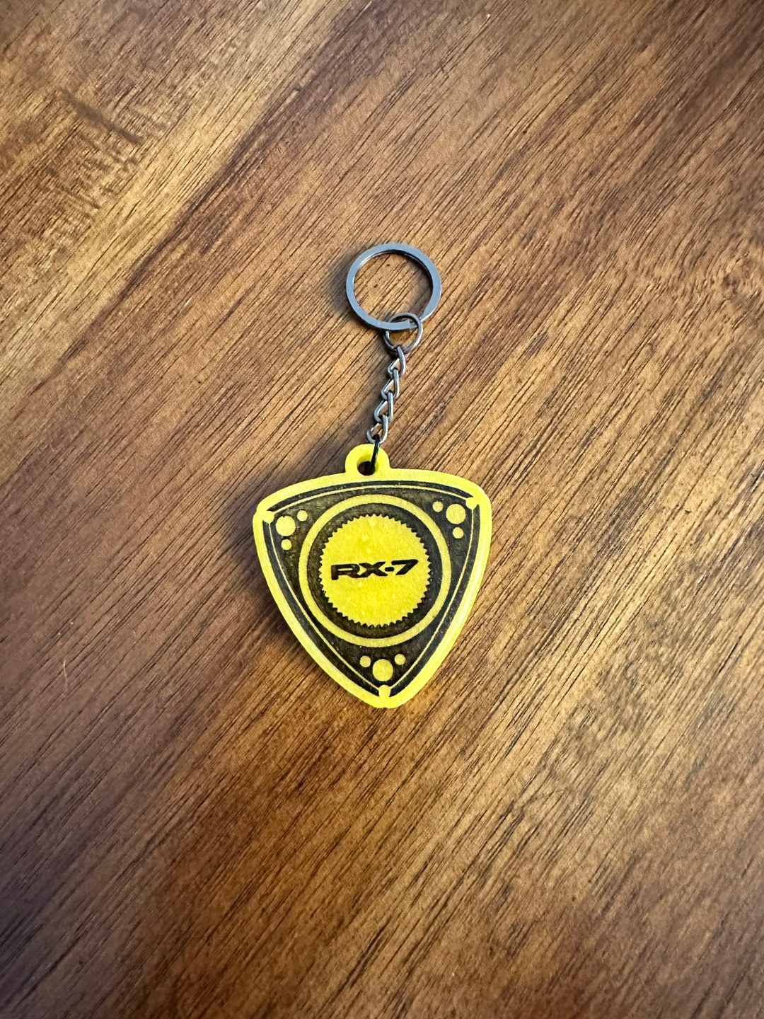 Rotary Rotor Keychain Keyring Compatible With RX-7 RX-8 Wankel 13B 20B Key Fob E - Foto 3