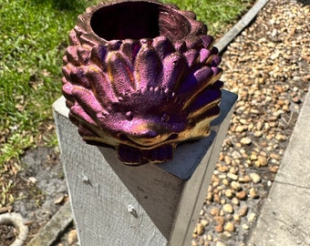 Cute Hedgehog Planter, Resin Planter, Hedgehog Stuff, Hedgehog Decor