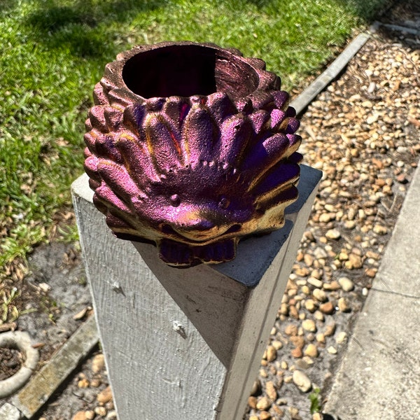 Cute Hedgehog Planter, Resin Planter, Hedgehog Stuff, Hedgehog Decor