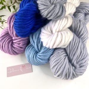 1lb Bulk Grab Bag Bargain Super Chunky Merino Wool Yarn Fiber Pack, Pencil Roving, Felting, Weaving, Spinning, Knitting, Crochet, Macraweave