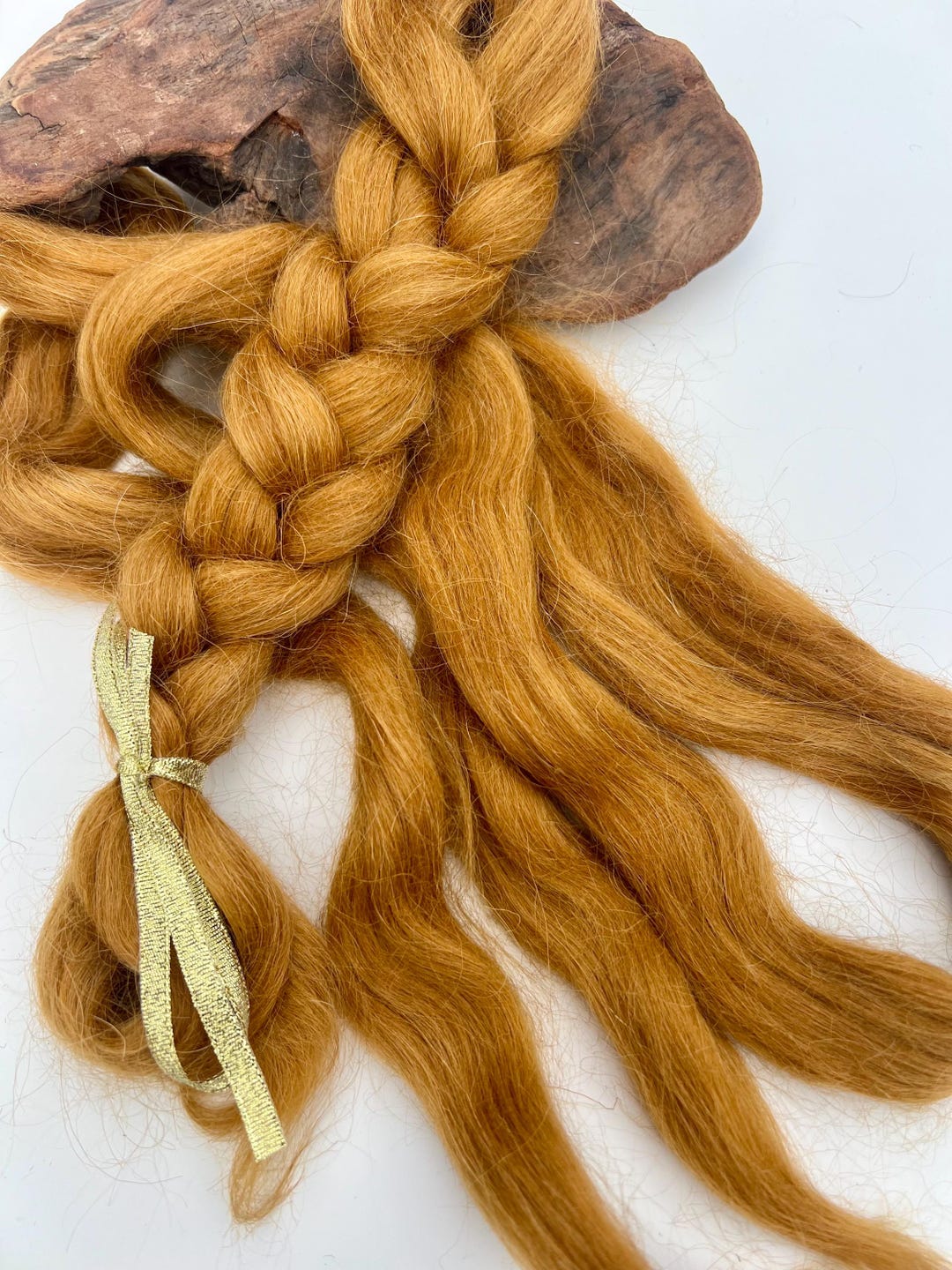 Wool Ginger Ginger Mohair Wool Fiber, Needle Felting Doll Hair, 1oz - Etsy