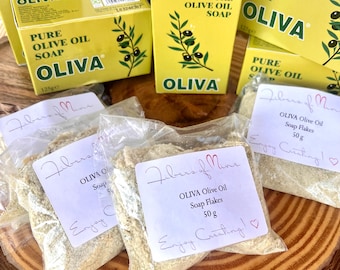 Olive Oil Soap Bar or Flakes – for Natural Felting or Skincare