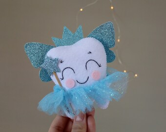 Personalized Tooth Fairy Pillow girl for lost tooth