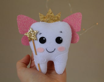 Custom Name Tooth Fairy Pillow - Personalized Tooth Fairy Pillow for lost tooth