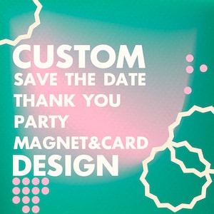 Magnet und Kartendesign für Ihre besonderen Anlässe mit Save the Date, Danke, und Elementen wie Zustand, Land, Stadt, Maison, Kirche
