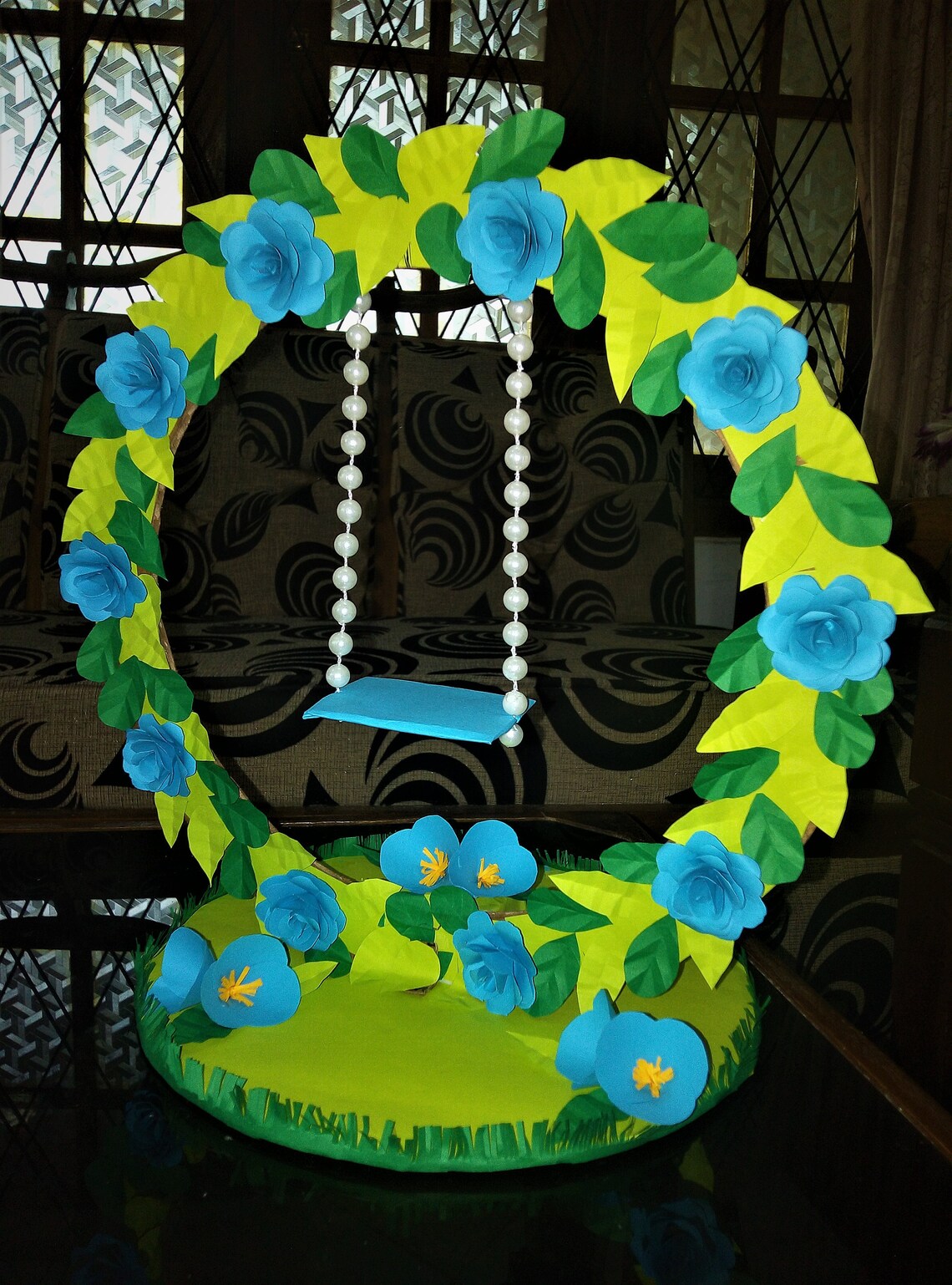 Table art flower decoration cradle Etsy