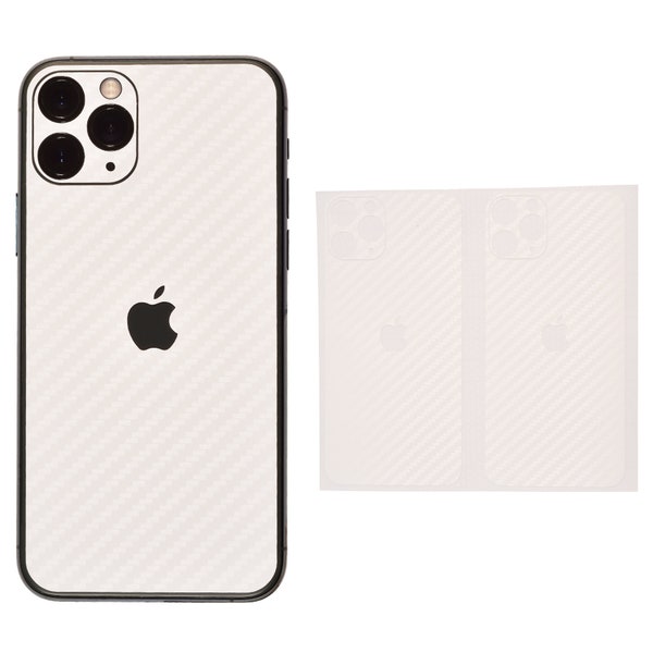 iShield 2er Set Kratzfeste Selbstklebende Design Handyfolie für iPhone 11 Pro Max, Anti-Rutsch, Anti-Staub, Ultradünn