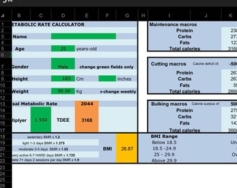 Fitness tracker/calculators