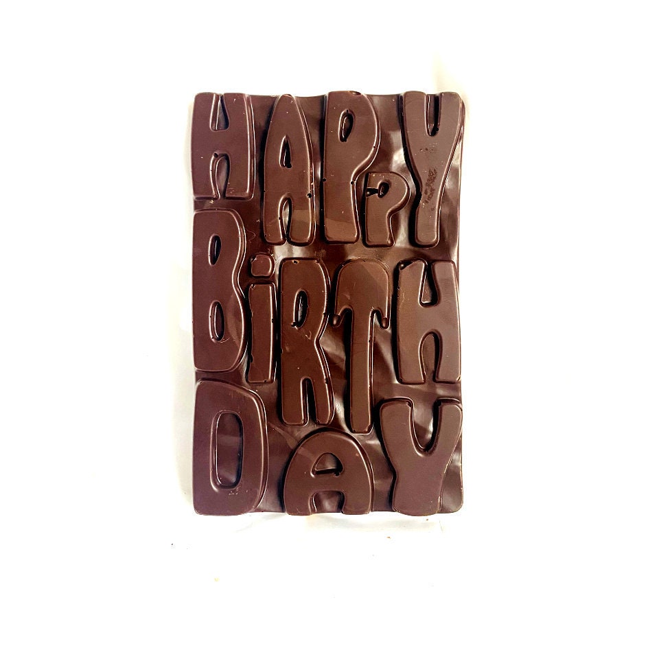 Happy Birthday Sugar Free Chocolate Bar | Etsy