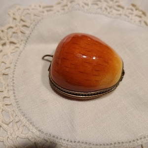 Limoges  Collectible Trinket  Apple  Jewelry  Box