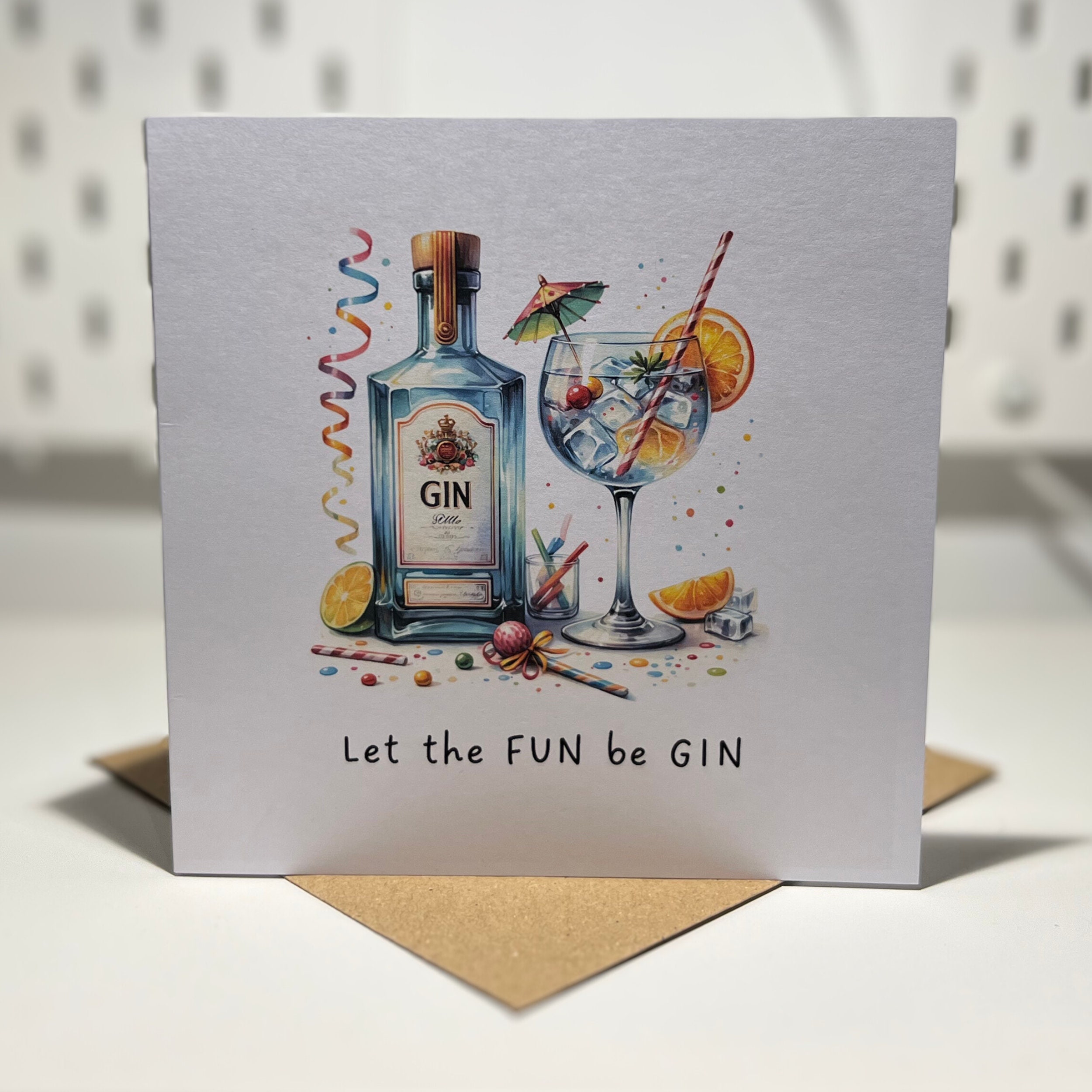 Gin verjaardagskaart - Etsy België, image size:2500x2500