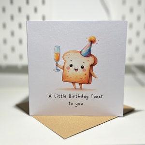 Een kleine verjaardagstoast op jou | Verjaardagskaart | Gefeliciteerd