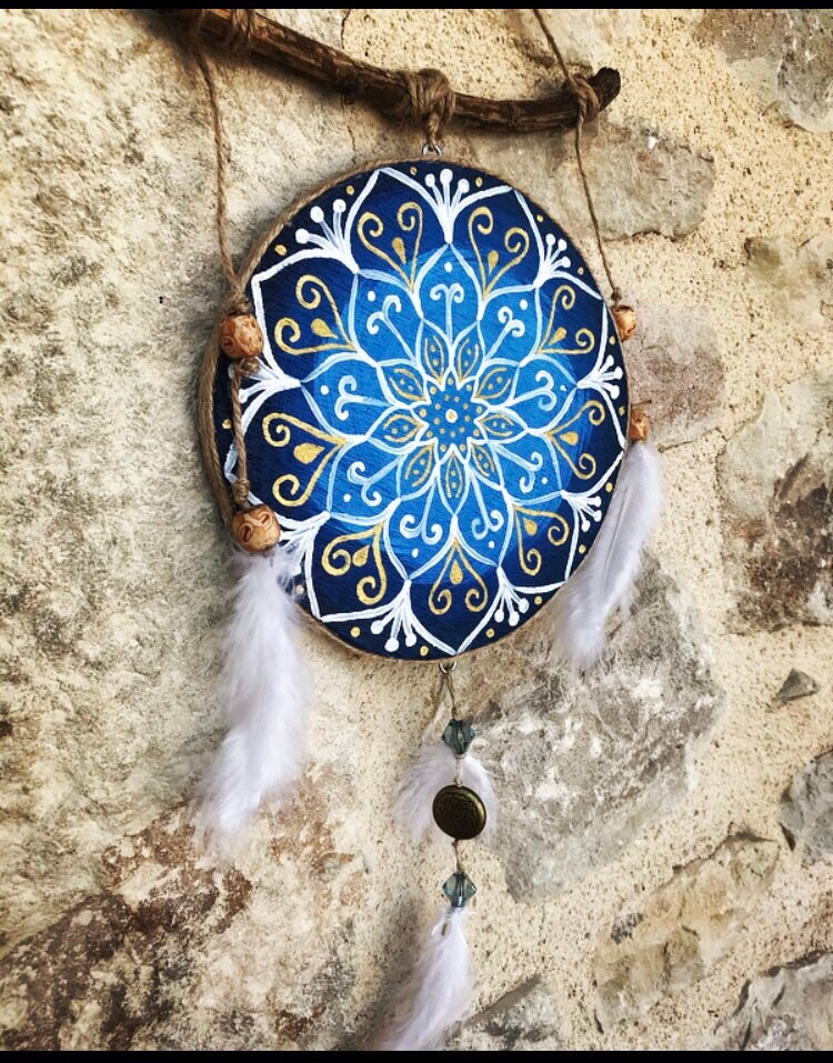 Suspensión de decoración de panel de pared mandala de pared | Etsy