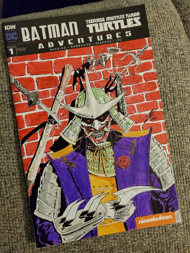 Shredder Joker Mashup Cover Etsy