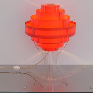 vintage 1970s space age lamp by Preben Jacobsen & Flemming Brylle for Quality System Denmark